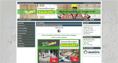 Desktop Screenshot of lauenburger-baumarkt.de